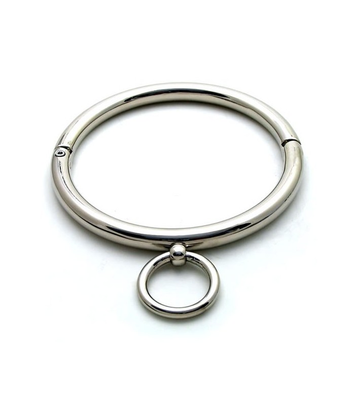 Collier soumis Rond Métal - discret