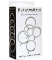 ElectraStim Cock Ring métal - Kit 5 tailles