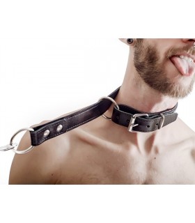 FETCH Leather Choking Collar