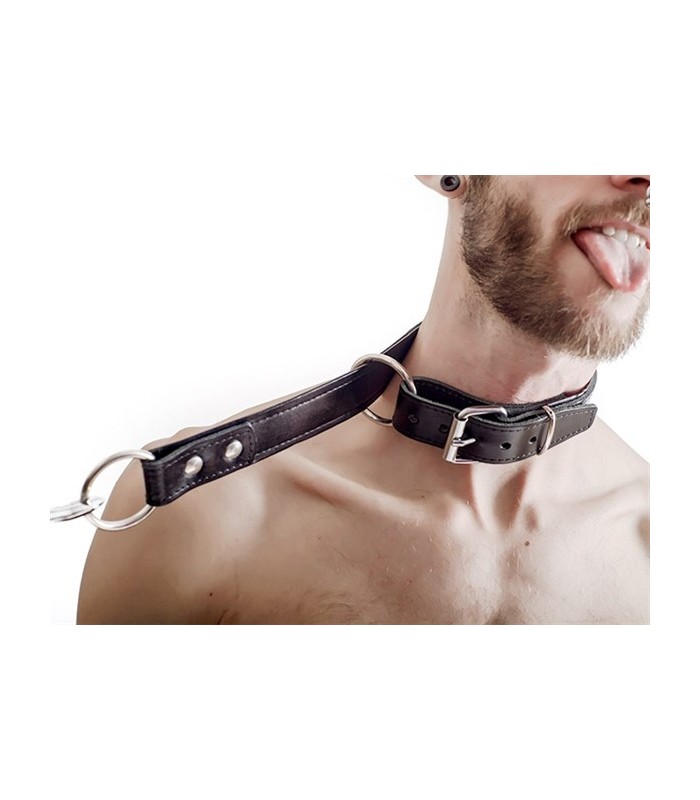 FETCH Leather Choking Collar