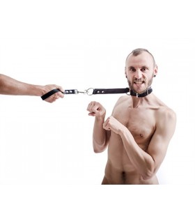 FETCH Leather Choking Collar