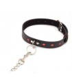 Laisse et Collier Cœur Rouge