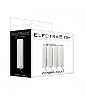 Electrastim pack 4 électrodes allongée pour pénis Electrastim pack 4 électrodes allongée pour pénis
