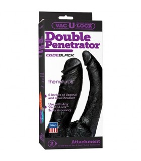 Vac-U-Lock - Natural Double Penetrator