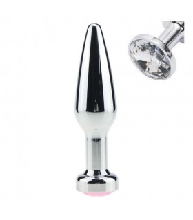 Plug Anal Fusée Allongée Diamant