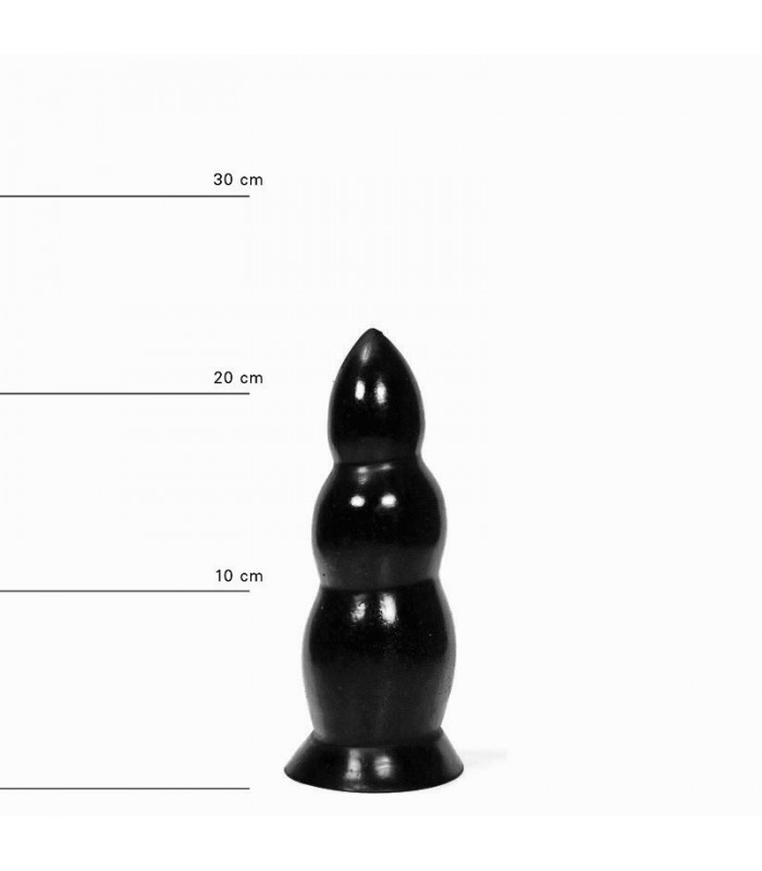 All Black AB37 dildo 23 x 5 - 8 cm