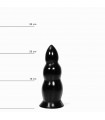 All Black AB37 dildo 23 x 5 - 8 cm