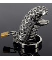 Cage chasteté Homme SNAKE Steel