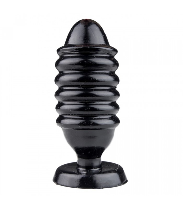 Plug annelé 15x5,2cm - sextoy gay XL pas cher