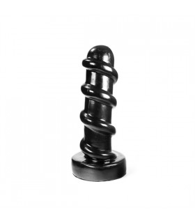 Dildo géant méga spirale noir