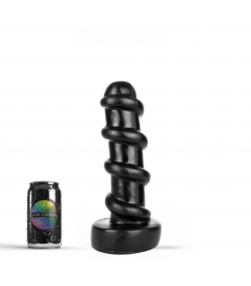 Dildo géant méga spirale noir