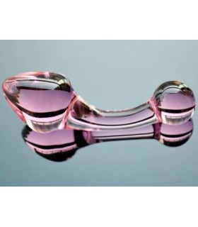 Plug Prostatique Verre Rose 3,5cm