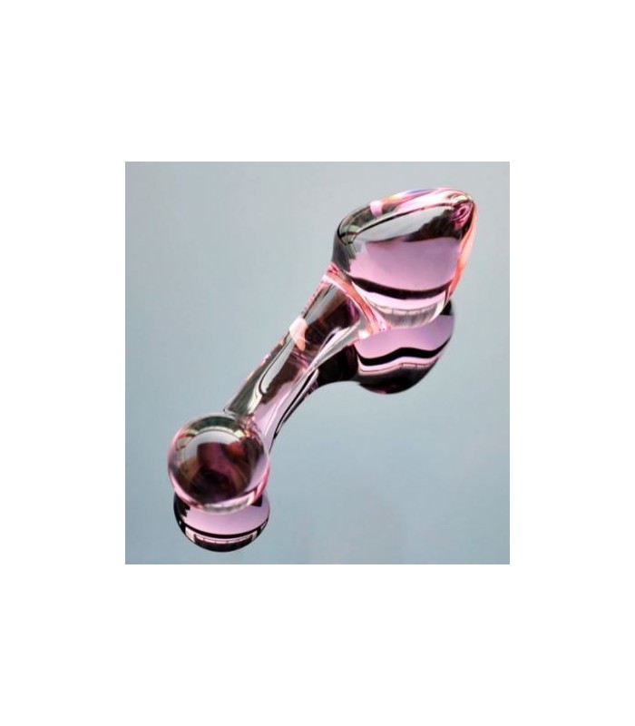 Plug Prostatique Verre Rose 3,5cm