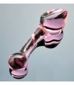 Plug Prostatique Verre Rose 3,5cm