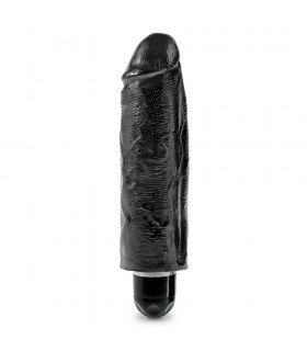 Vibromasseur Anal King Cock Black Stiffy 18x4,2cm - sextoy gay - gode vibrant