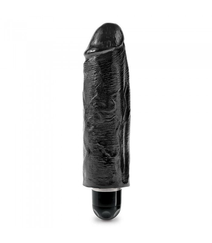 Vibromasseur Anal King Cock Black Stiffy 18x4,2cm - sextoy gay - gode vibrant