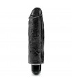 Vibromasseur Anal King Cock Black Stiffy 18x4,2cm - sextoy gay - gode vibrant