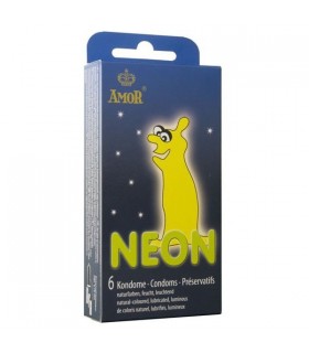 Préservatif phosphorescent Neon x6