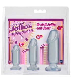 Kit Plugs Anal Starter Jelly Crystal