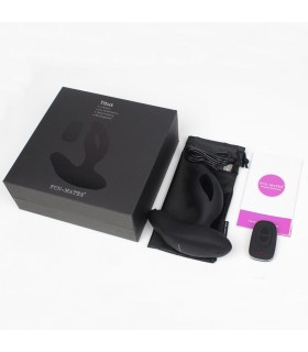 Stimulateur de Prostate Vibrant Silicone Noir - sextoy homme - gay shop