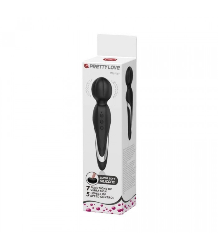 Wand Masturbateur Silicone Noir Walter