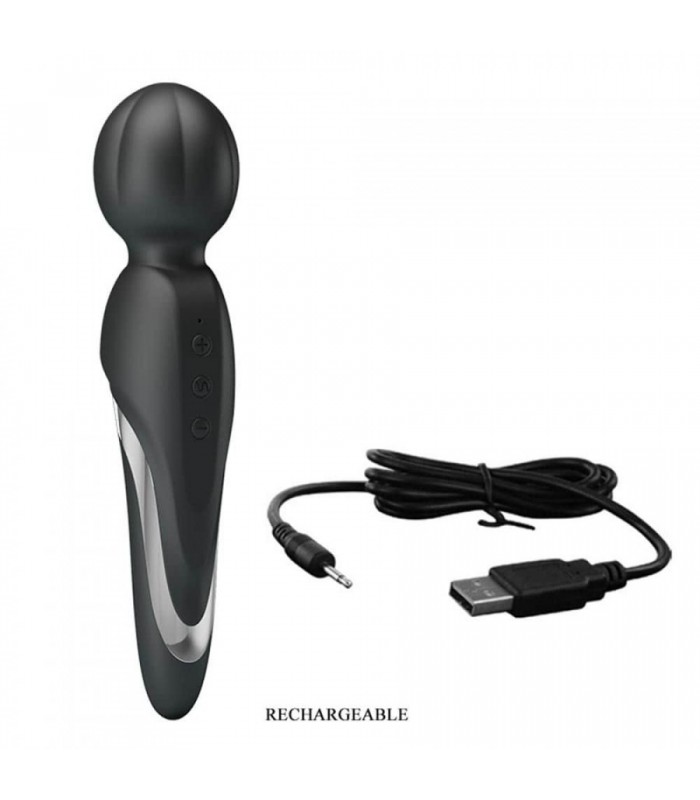 Wand Masturbateur Silicone Noir Walter