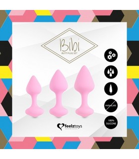 Coffret Plug Anal Débutant Bibi Silicone