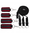 Attache Menottes pour Lit Velcro Rouge - bdsm gay