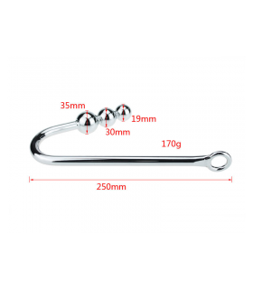 Crochet Anal Avec Plug Perlé - bdsm gay