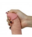 Gode Réaliste Vibrant 7,5" 18x4,5cm - gode gay large Gode Réaliste Vibrant 7,5" 18x4,5cm - gode gay large
