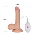 Gode Réaliste Vibrant 7,5" 18x4,5cm - gode gay large Gode Réaliste Vibrant 7,5" 18x4,5cm - gode gay large