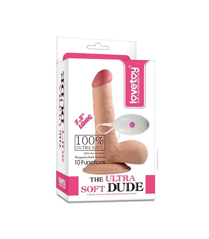 Gode Réaliste Vibrant 7,5" 18x4,5cm - gode gay large