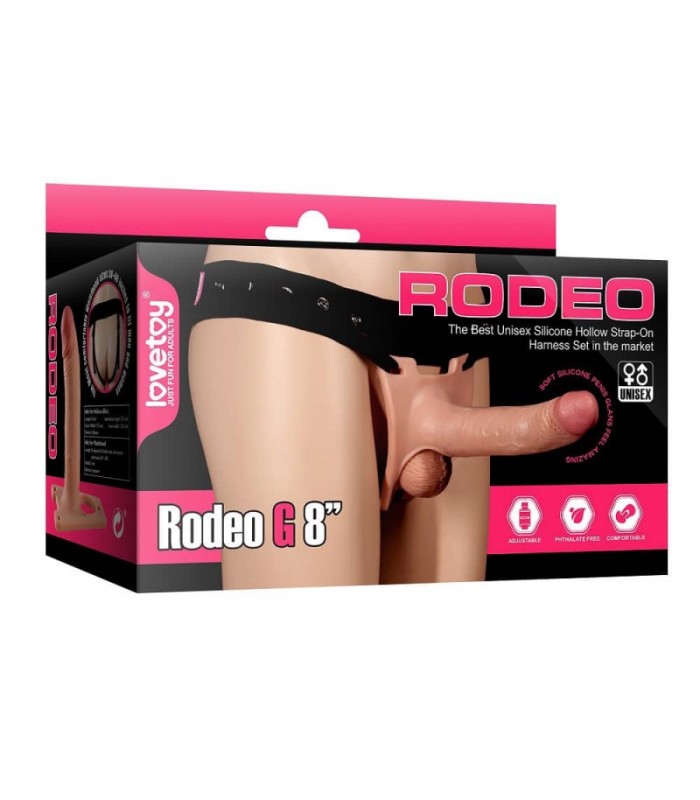 Gode Ceinture Silicone Rodeo 19x4,5cm