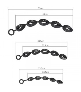 Chapelet Anal Silicone Hollow