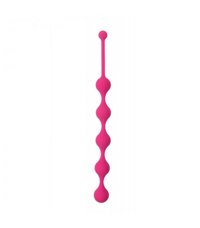 Chapelet Anal Silicone Rose - boules anales - gay shop