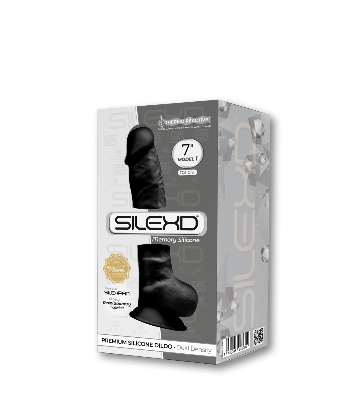 Gode Réaliste SilexD 18x3,8cm Modèle 1 - 7"