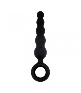 Chapelet Anal Silicone Bead Noir 12,5x2,3cm