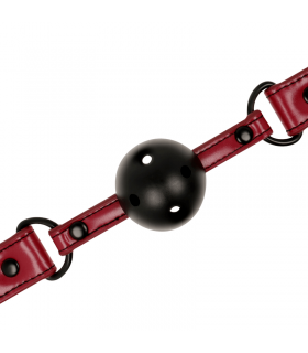 Baillon Ball Gag Fetish Rouge Baillon Ball Gag Fetish Rouge