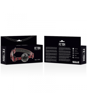 Baillon Ball Gag Fetish Rouge Baillon Ball Gag Fetish Rouge