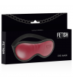 Masque BDSM Cuir Vegan Rouge