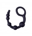 Chapelet Anal Silicone Black Mont 30x4,5cm