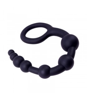 Chapelet Anal Silicone Black Mont