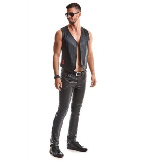 Gilet Boléro en Wetlook Noir - vestiaire gay shop
