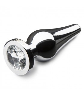 Bijou Anal White Diamond - plug anal bijou en métal - gay shop