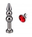 Plug Bijou Beads Diamant Rouge