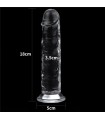 Gode Ventouse Flawless Clear 16x3,5cm - gode débutant - gay shop