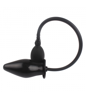 Plug Anal Gonflable Noir 6cm