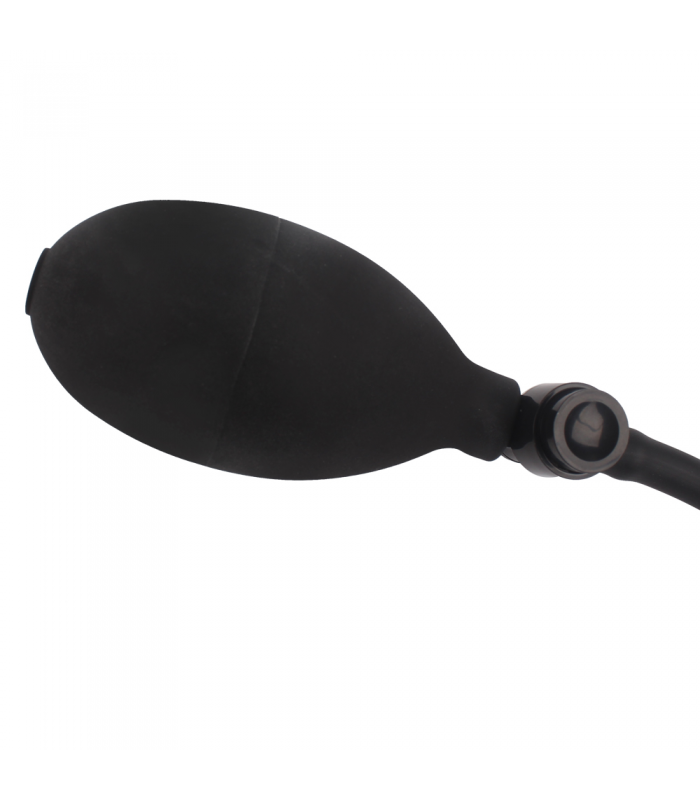 Plug Anal Gonflable Noir 6cm