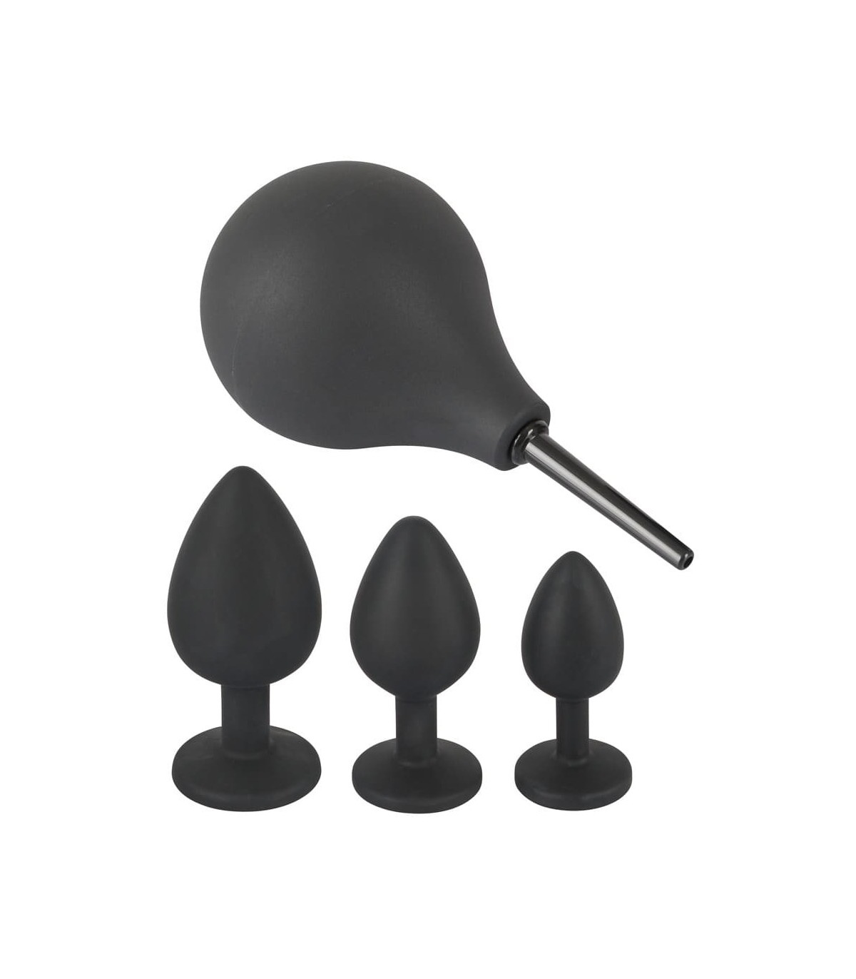 Coffret Plug Anal et Douche Black Velvets