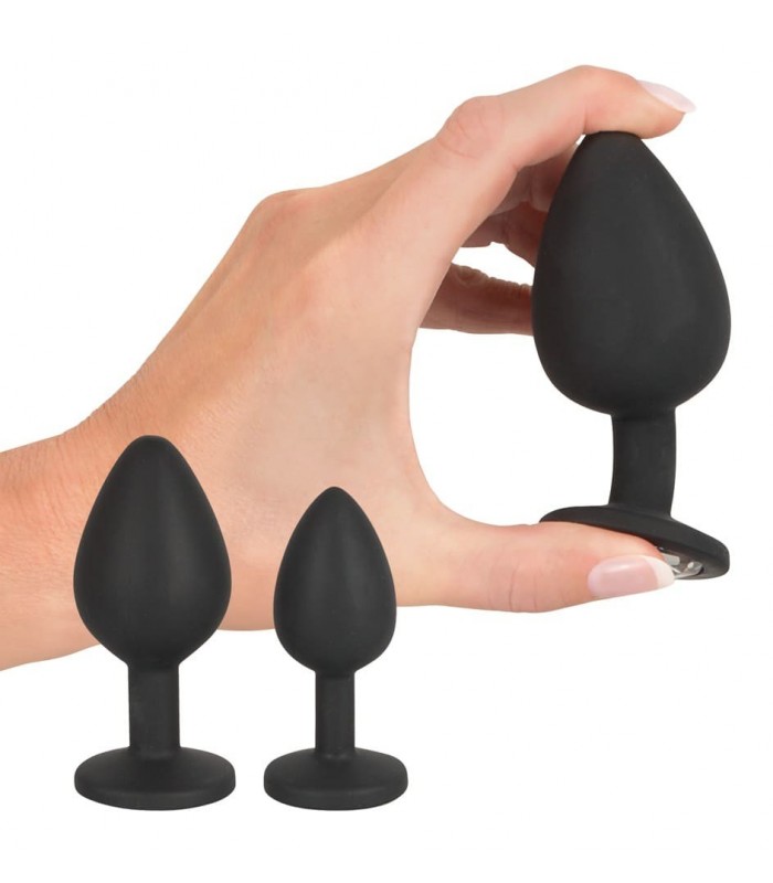Coffret Plug Anal et Douche Black Velvets